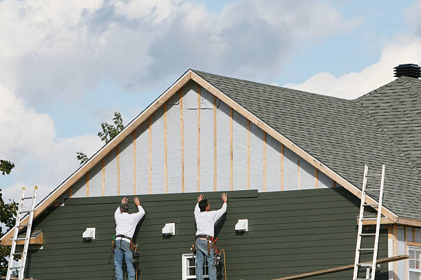 Professional Emergency Siding Repair technician working in Sophia, NC